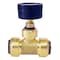 Apollo 3/4 in. x 3/4 in. x 1/2 in. Brass Push-To-Connect Tee with Pressure Gauge (0 to 200 psi) FSBTWG34 - alternate 2